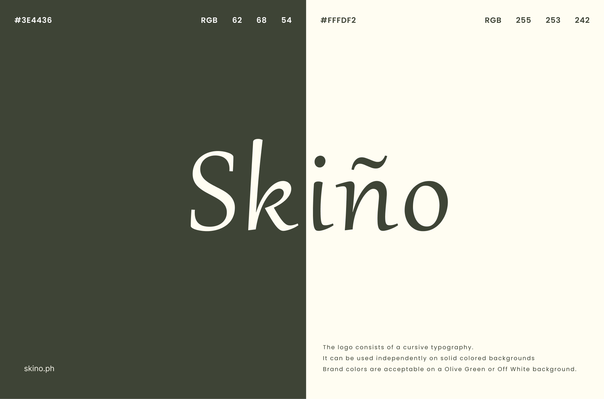 Skiño brand book page 10