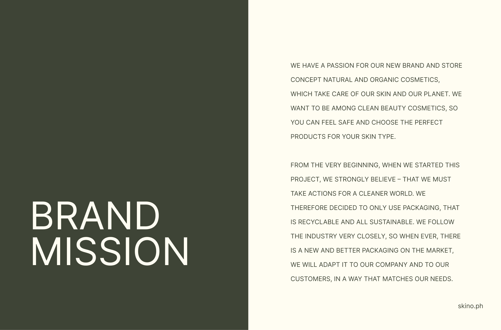 Skiño brand book page 6