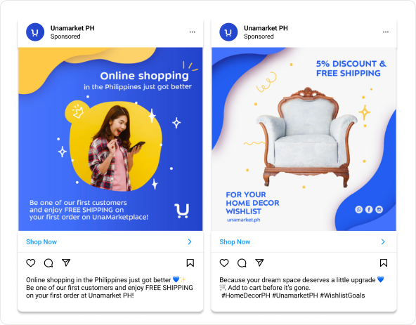 Unamarket & Amazon posting set
